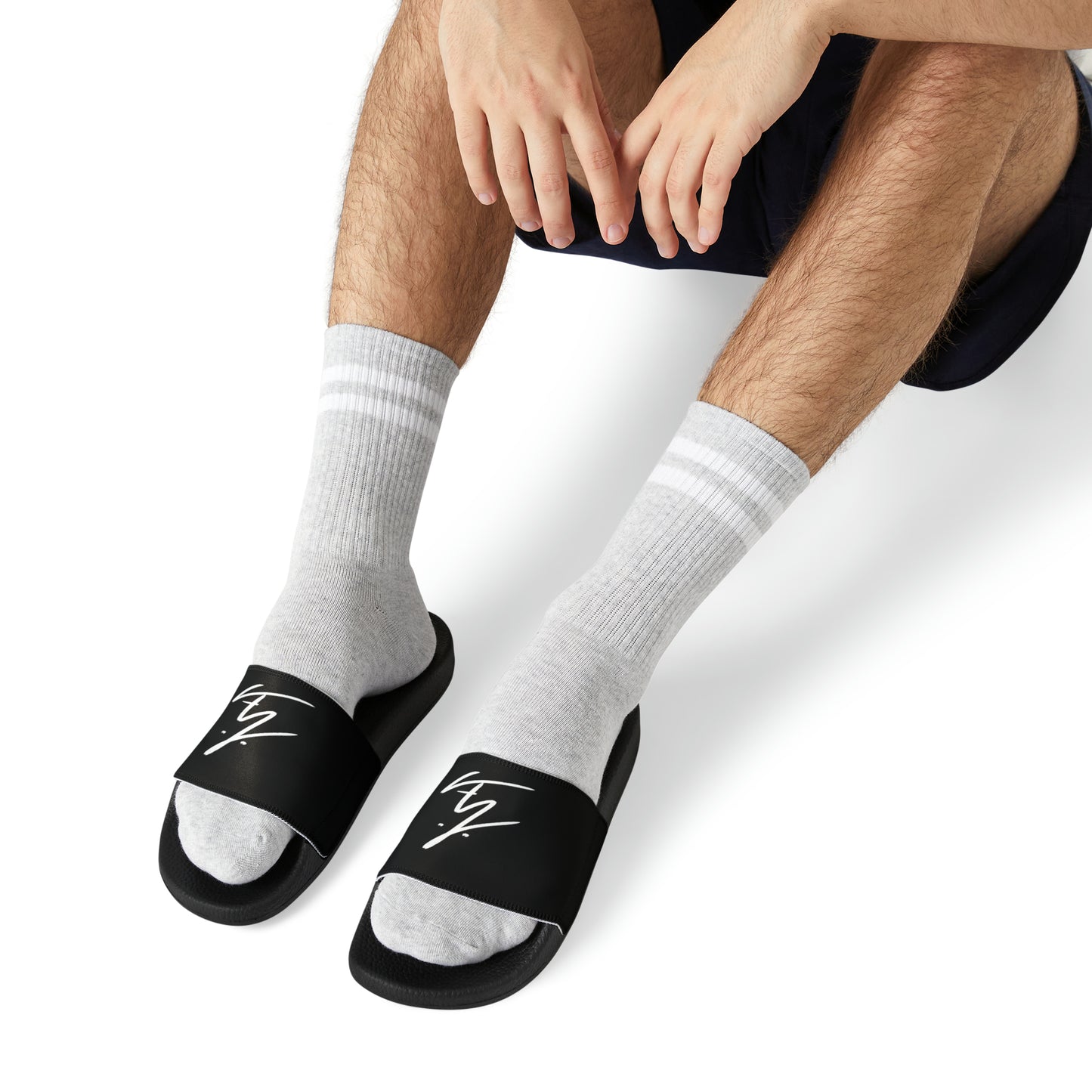 TAKAI SIGNATURE Men's PU Slide Sandals