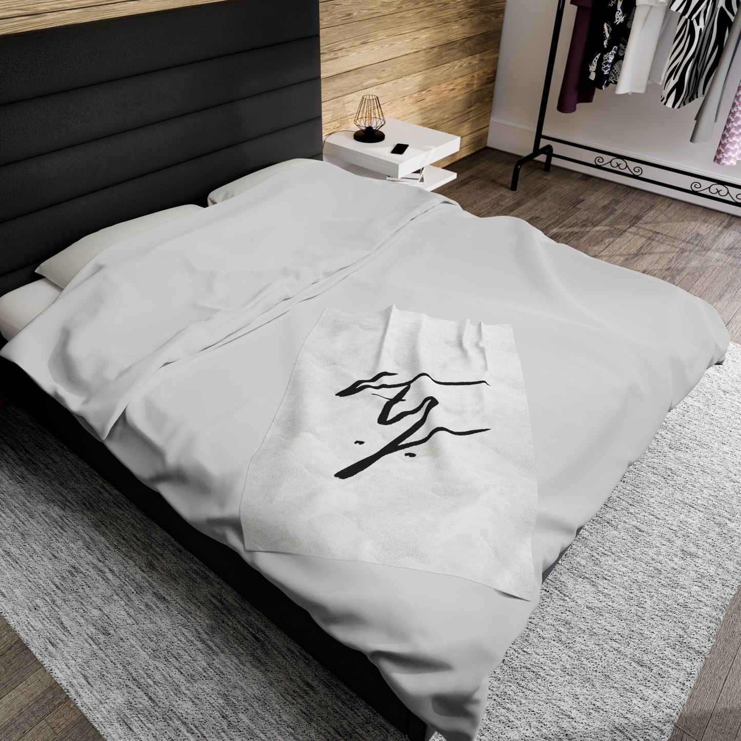 TAKAI SIGNATURE Velveteen Plush Blanket