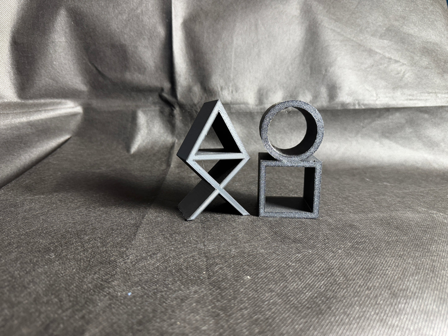 PlayStation Controller Button Logo โ 3D Printed Tribute to Iconic Gaming Symbols