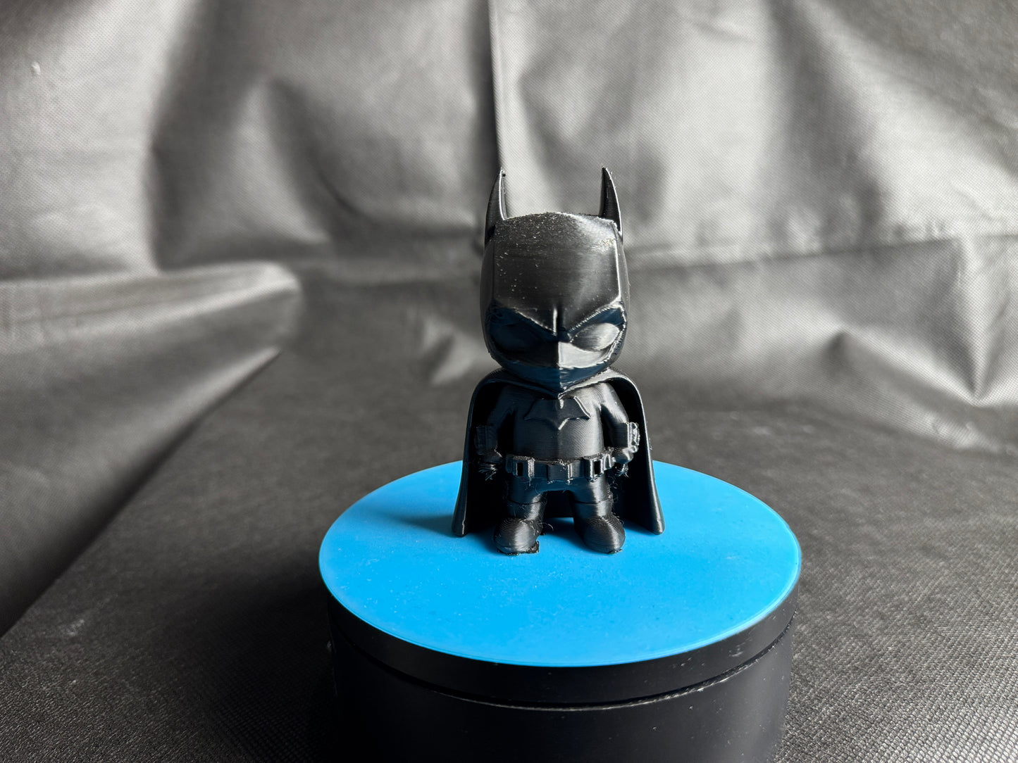 Miniature Batman – 3D Printed Vigilante with Rotating Display Stand