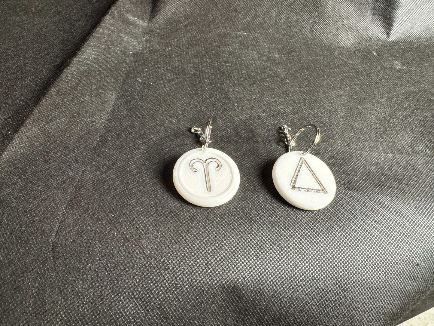 Zodiac Sign Keychains โ Hand-Painted 3D Printed Cosmic Symbols