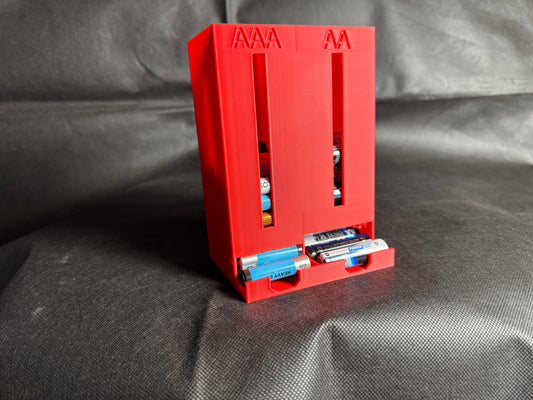 Dual Battery Utility – 3D Printed AA & AAA Holder