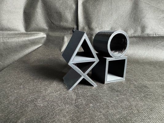 PlayStation Controller Button Logo – 3D Printed Tribute to Iconic Gaming Symbols
