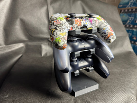 Triple-Arm Controller Dock – 3D Printed Organizer for the Elite Gamer